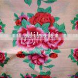 100%cotton reactive printed velour jacquard embroidery blanket