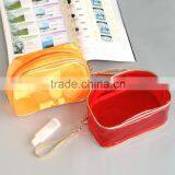 Clear Transparent PVC Makeup Bag With Zipper Travel Cosmetic Bag thumbnail-2