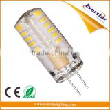 2.5W AC/DC12V,140lm,Lifetime: 40000Hr, Warranty: 2years,CE/RoHSam angle:180,Silicon LED G4 Light