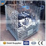 Hot sale foldable galvanized welded wire mesh metal containers supplier