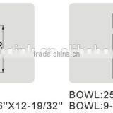 Universal Wallmount Stainless Steel Wash Basin Sink thumbnail-2