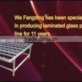 New Designed Fangding glass combine table used for the combine the laminated glass with EVA film
