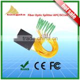 Fiber optical PLC Splitter 1x8 with SC UPC APC in ABS Box