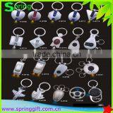 Promotional Metal Zinc Alloy Led Key Chain Custom Light Keyring Metal Flashlight Keychain