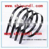 ISO9001 Hot Sale Superior Ball Lock Type Stainless Steel Epoxy Coated Cable Ties thumbnail-1