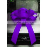 30" Jumbo Purple Magnetic Wedding Car Ribbon Bow for Auto Dealer Suppliers