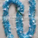 Christmas Tinsel Garland With Bell,Indoor & Outdoor Decoration