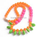 NEW ARRIVAL BPA Free silicone baby teething necklace