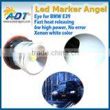 5W White Angel Eyes, LED Halo Bulbs Lights For BMW 1 3 5 Series