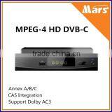 H.264 MPEG-4 High Definition Digital Cable Receiver DVB-C Set Top Box, Receiver HD DVB-C Quality Choice