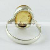 Huge !! Bezel Setting Citrine 925 Sterling Silver Ring, Silver Jewelry Exporter, Fine Silver Jewelry thumbnail-4
