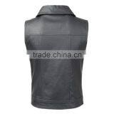 Wholesale Fashion Girl Sex Vest Leather Vest For Motorcycle Club thumbnail-2