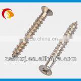 White Zinc Phillips Chipboard Screw