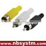 RCA Jack Socket With Plastic Tail Black/red/white