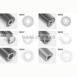 Aluminum /aluminium Round Tube /pipe Heatsink