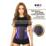 Five Colors 9 Steel Bones 3 Layers Latex Waist Trainer Shapers Corset With Latex Buttons thumbnail-6
