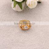 >>>2016 YIWU T&J Women Fashion Korean Style Rings Gold Plated Mouth Rhinestone Crystal Rings for Lady/ thumbnail-4