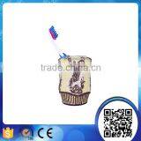 Dongguan Direct Classical Painting Flower Resin Bathroom Accessories Set for Wholesale Supplier's Choice thumbnail-3