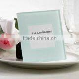 Factory Custom Tempered Glass Tea Cup Coaster With Anti-slip