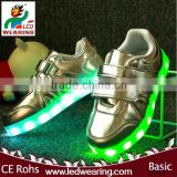 pu GIRL shoe light style and abs+led+tpu material led shoe clip