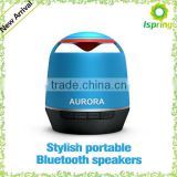 On sale round bluetooth speaker,Support all phones and all of music device with Bluetooth, RF range is more than 3-10M
