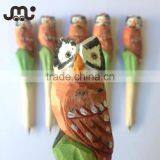 Wholesale Animal Figurine Wooden Carved Pen thumbnail-1