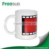 White Ceramic 11oz Customed Shape Color Changing Mugs Wholesale Sublimation Products thumbnail-6