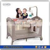 Good Quality Large Portable Luxury Baby Playpen With Wheels thumbnail-3