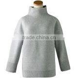 BGA15011 High Collar Heavy Pullover Cashmere Sweater Women 2015