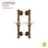 Hotel Entrance Door HK528 OB Copper Door Luxurious Handle thumbnail-1