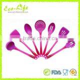 Set of 7 Silicone Kitchen Utensils With Plastic Handle, Cooking Tools Kitchenware thumbnail-3