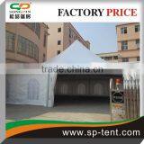 Clear PVC 12x12m High Peak Opened Pagoda Tent in White With White Ceiling Lining for 100 People Wedding Party thumbnail-2