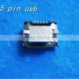 5 Pin Mini Usb Connector Nickel-plated