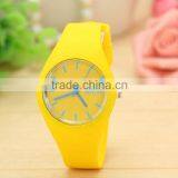 5ATM Waterproof Japan Movement 2015 New Custom Logo Japan Movement Top Quality Silicon Watch thumbnail-1