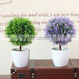 Small Artificial Christmas Trees Small Ball Tree Potted Artificial Plastic Grass Plants Table Decor Gift For Kids