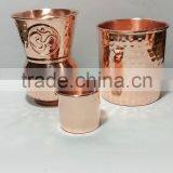 Yoga Cup OM Embossed Made of Pure Solid Copper thumbnail-3