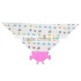 New Design Cute Soft 100% Cotton Bandana Baby Bib Hanger thumbnail-2