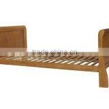 Deluxe 3 in 1 Baby Sleigh Cot / Baby Cot / Wooden Baby Cot thumbnail-5