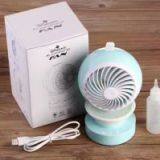 Dingdang Conditioner Fan Mini Misting USB Led Night Light Fan thumbnail-5
