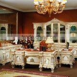 Luxury Gold Wooden Hand Carving Living Room Sofa Set thumbnail-3
