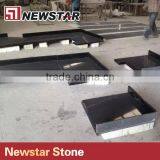 Newstar Black Solid Color Granite Countertop thumbnail-3