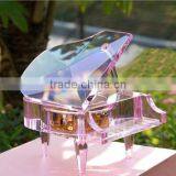 2016 Popular Piano Shape Melody Crystal Music Box thumbnail-3