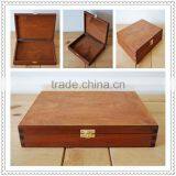 High Quality New Style Customized Logo Antique Color Wooden Essential Oil Box Wholesale thumbnail-2