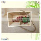 Wholesale Handmade Decorative Wood Wine Gifts Holder Basket thumbnail-6