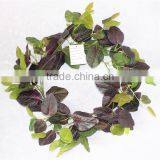 Vertical Garden Wall Hanging 240cm Long Cheap Make Fake Recycling Plastic PE Pig Heart Vine Artificial Plant EMX10 3021 thumbnail-6