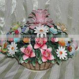 Ceramic Flower Basket thumbnail-1