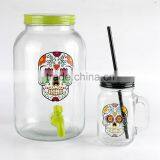 Skull Style Glass Dispenser,5L Dispenser thumbnail-3