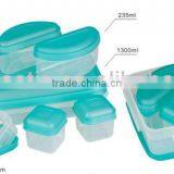 Plastic Mini Combine Bento Storage Lunch Box and Food Meal Prep Container Set Boite a Vivres Die Kasserolle thumbnail-1