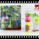 Hot Sale Eco-freindly Musical Transparent Bubble Gun With LED Light thumbnail-1