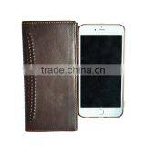 Hot Classic Long Wallet Design Genuine Leather Wallet for Men With Money Clip thumbnail-6